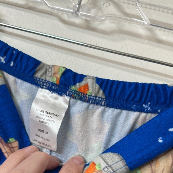 Blue Star Wars Themed Pajama Pants - Picture 2 of 2